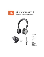 JBL reference 510 User Manual preview