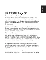 Предварительный просмотр 20 страницы JBL reference 510 User Manual