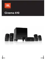 Предварительный просмотр 1 страницы JBL Reference 610 Quick Start Manual