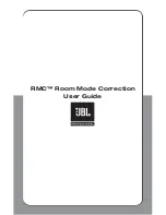 JBL Room Mode Correction User Manual preview