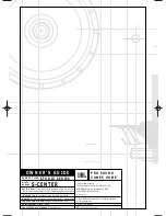 Preview for 4 page of JBL S-CENTER Owner'S Manual