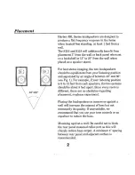 Preview for 3 page of JBL S115 Newport Owner'S Manual