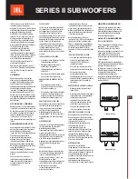 Предварительный просмотр 16 страницы JBL S2-1024 Owner'S Manual