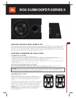 Preview for 10 page of JBL S2-1024SS Owner'S Manual