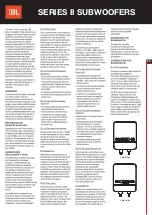 Предварительный просмотр 3 страницы JBL S2-1224 Owner'S Manual
