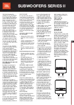 Предварительный просмотр 9 страницы JBL S2-1224 Owner'S Manual