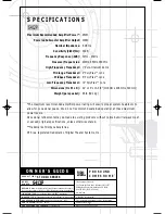 Preview for 8 page of JBL S412P Owner'S Manual