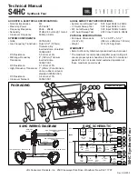 Preview for 1 page of JBL S4HC Synthesis Four Technical Manual