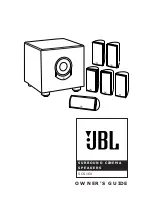 JBL SCS160SI Owner'S Manual предпросмотр