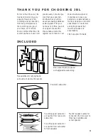 Preview for 3 page of JBL SCS160SI Owner'S Manual