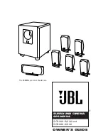 Предварительный просмотр 1 страницы JBL SCS200.5/230 Owner'S Manual