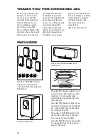 Предварительный просмотр 4 страницы JBL SCS200.5/230 Owner'S Manual