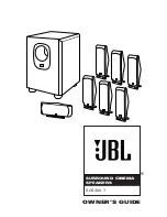 JBL SCS300.7 Owner'S Manual preview