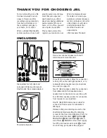 Preview for 3 page of JBL SCS300.7 Owner'S Manual