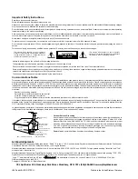 Предварительный просмотр 2 страницы JBL SDP-3 Installation & Technical Manual