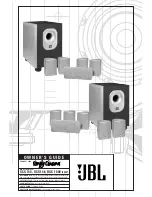 JBL Simply Cinema DSC 1000 Owner'S Manual предпросмотр