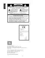 Предварительный просмотр 2 страницы JBL Simply Cinema ESC 360 Simple Setup Manual