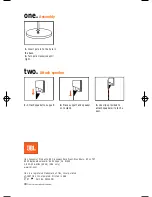 Preview for 2 page of JBL Simply Cinema ESC300 Install Manual