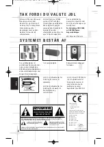 Предварительный просмотр 72 страницы JBL Simply Cinema SCS 140 Owner'S Manual