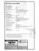 Preview for 12 page of JBL Simply Cinema SCS138 Owner'S Manual