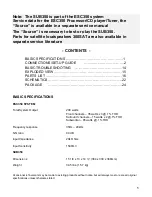 Preview for 2 page of JBL simply cinema SUB350 Preliminary Service Manual