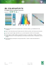 Preview for 1 page of JBL SOLAR NATUR T8 Product Information