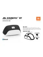 JBL Soundfly BT Quick Setup Manual предпросмотр