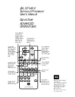 JBL SP MKII User Manual preview