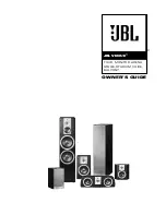 JBL Speakers Owner'S Manual preview