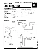 Предварительный просмотр 1 страницы JBL SR4718X Technical Manual