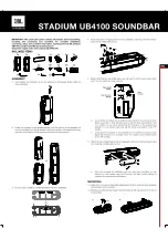 Предварительный просмотр 8 страницы JBL STADIUM UB4000 Service Manual