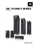 Предварительный просмотр 1 страницы JBL Studio 5 Series Owner'S Manual