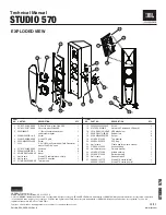 Предварительный просмотр 2 страницы JBL Studio 570 Technical Manual