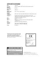 Предварительный просмотр 8 страницы JBL STUDIO L8400P Owner'S Manual