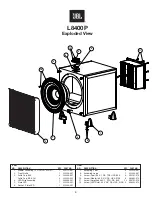 Предварительный просмотр 10 страницы JBL STUDIO L8400P Service Manual