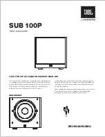 Preview for 43 page of JBL SUB 100P Owner'S Manual