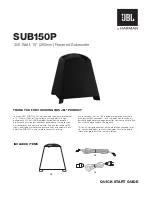 JBL SUB150P Quick Start Manual preview