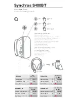 Предварительный просмотр 3 страницы JBL Synchros S400BT Quick Start Manual