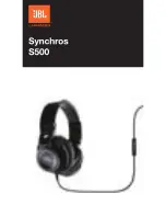 Preview for 1 page of JBL SYNCHROS S500 Quick Start Manual