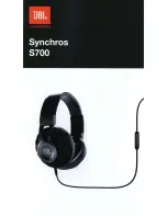 JBL Synchros S700 Quick Start Manual preview