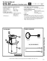 Предварительный просмотр 1 страницы JBL SYNTHESIS S1S-EX Technical Manual