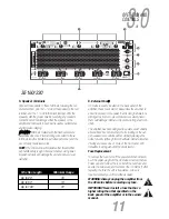 Предварительный просмотр 11 страницы JBL SYNTHESIS S5160/230 User Manual