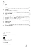 Preview for 3 page of JBL Synthesis S7150 User Manual