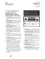 Preview for 4 page of JBL Synthesis S7150 User Manual