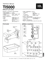 JBL Ti5000 Technical Manual preview