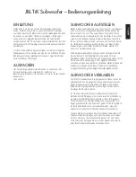 Предварительный просмотр 6 страницы JBL TiK Sub Owner'S Manual