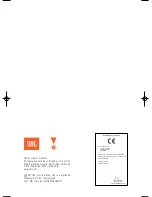 Preview for 4 page of JBL TLX CENTER1 Setup Manual