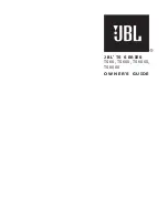 JBL TS600 Owner'S Manual предпросмотр