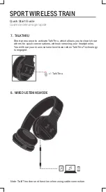 Предварительный просмотр 7 страницы JBL Under Armor Sport Wireless Train Quick Start Manual