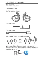 Preview for 2 page of JBL Under Armour True Wireless Flash Manual